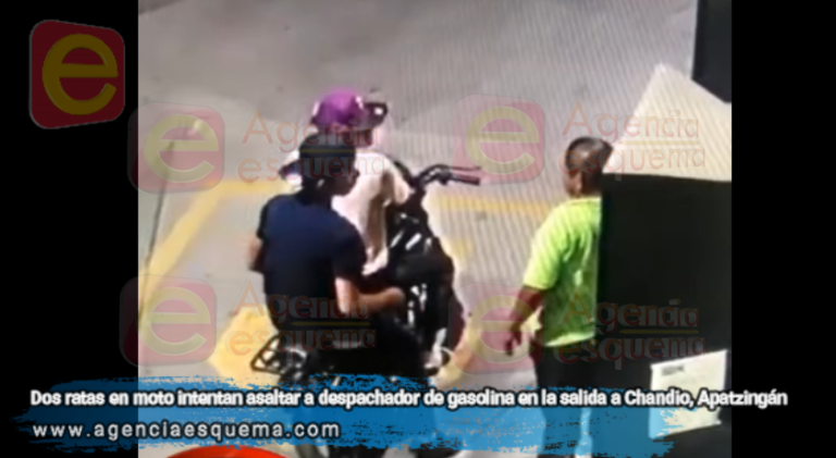 Anoche intentaron asaltar a un despachador de la gasolinera que se ubica a la salida a Chandio, Apatzingán.