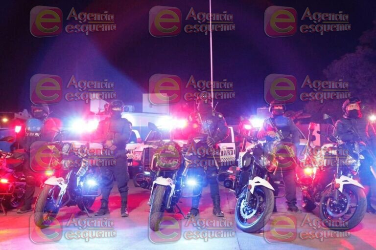 Establece Guardia Civil grupo táctico de motopatrullas para el combate de los delitos, en Jacona