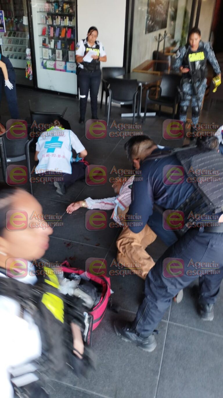 Sujeto empistolado balea a cinco personas en plaza comercial de Morelia