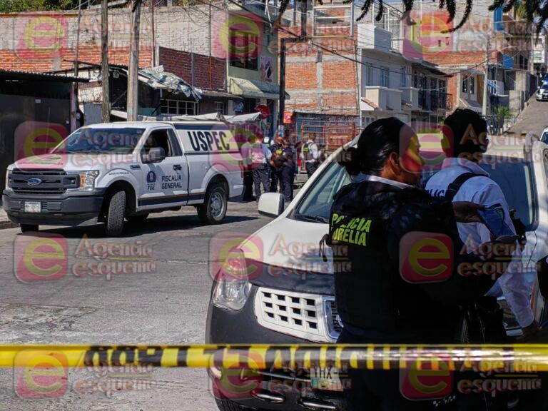 Ejecutan a balazos a un sujeto en la colonia Issac Arriaga en Morelia