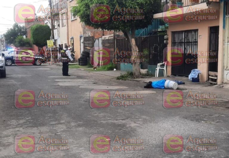 Muere ejecutado a balazos en Morelia