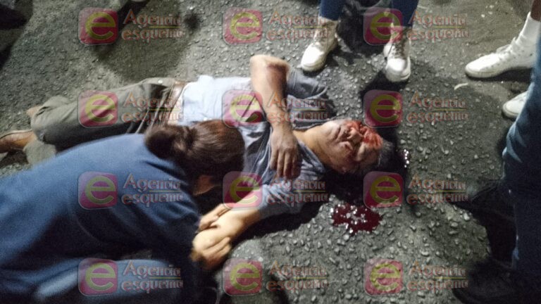 Se accidenta motociclista Xangari