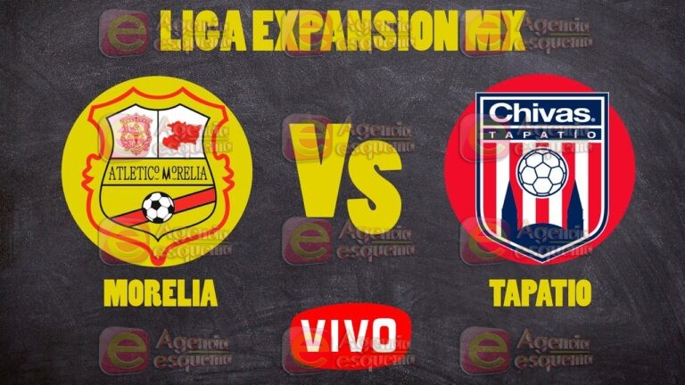Ve el Partido Morelia vs Tapatío en vivo desde agenciaesquema.com