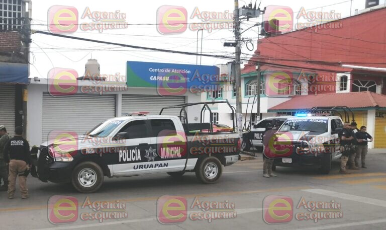 A tiros fue asesinado en la colonia San Francisco Uruapan