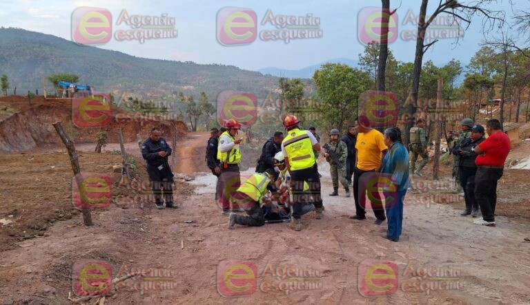 Baleado por desconocidos cae a un barranco en Uruapan 