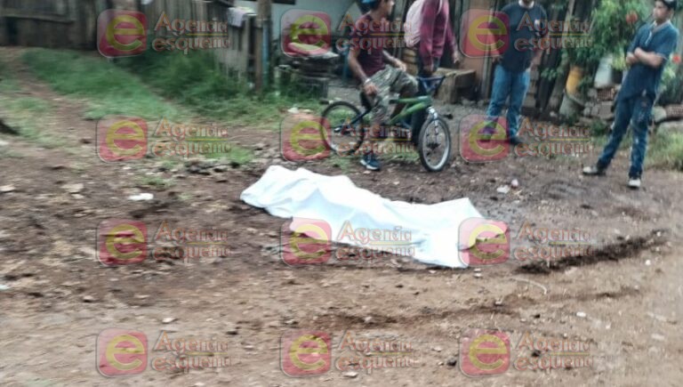 Hombre asesinado por pistoleros motorizados, en la colonia La Cedrera