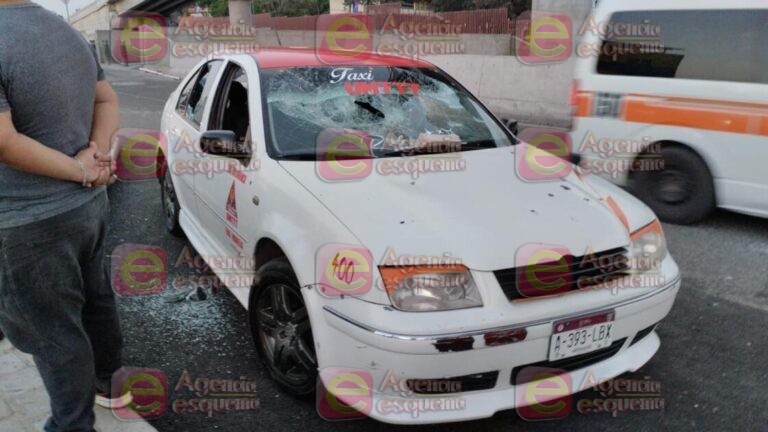 A patadas y trancazos se agarraron taxistas en Morelia
