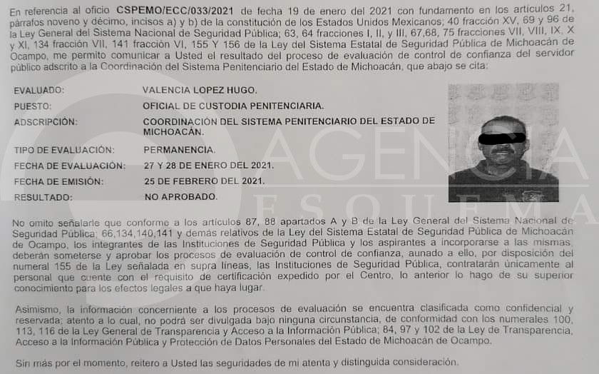 Exhiben a Custodios que no aprobaron los exámenes de Control y Confianza