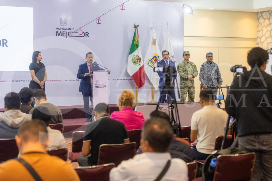Informa Fiscal General reducción de homicidios dolosos y delitos de alto impacto en Michoacán