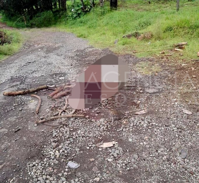 Abandonan a hombre asesinado en la carretera «libre» Uruapan-Pátzcuaro, cerca de Tingambato