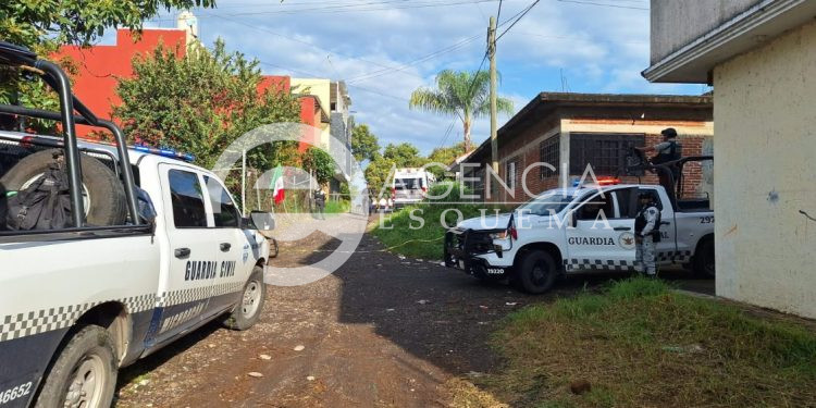 Ejecutan a balazos a joven motociclista, en la colonia Santa Catarina, al oriente de Uruapan