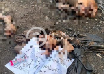 Dejan cuerpo decapitado y desmembrado en Indaparapeo, con narco mensaje