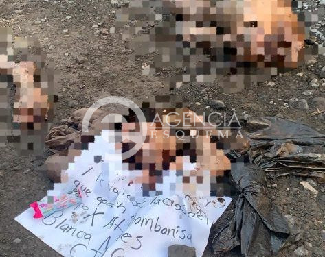 Dejan cuerpo decapitado y desmembrado en Indaparapeo, con narco mensaje