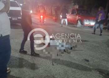 Sujetos armados acribillan a un hombre en Apatzingán; intentó defenderse con su pistola