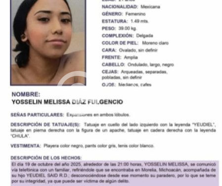 Ayude a localizar a Yosselín y a su pequeño hijo