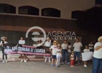 Marcha pacífica en Apatzingán para exigir justicia por el asesinato de Bernardo Bravo y el alcalde Carlos Manzo